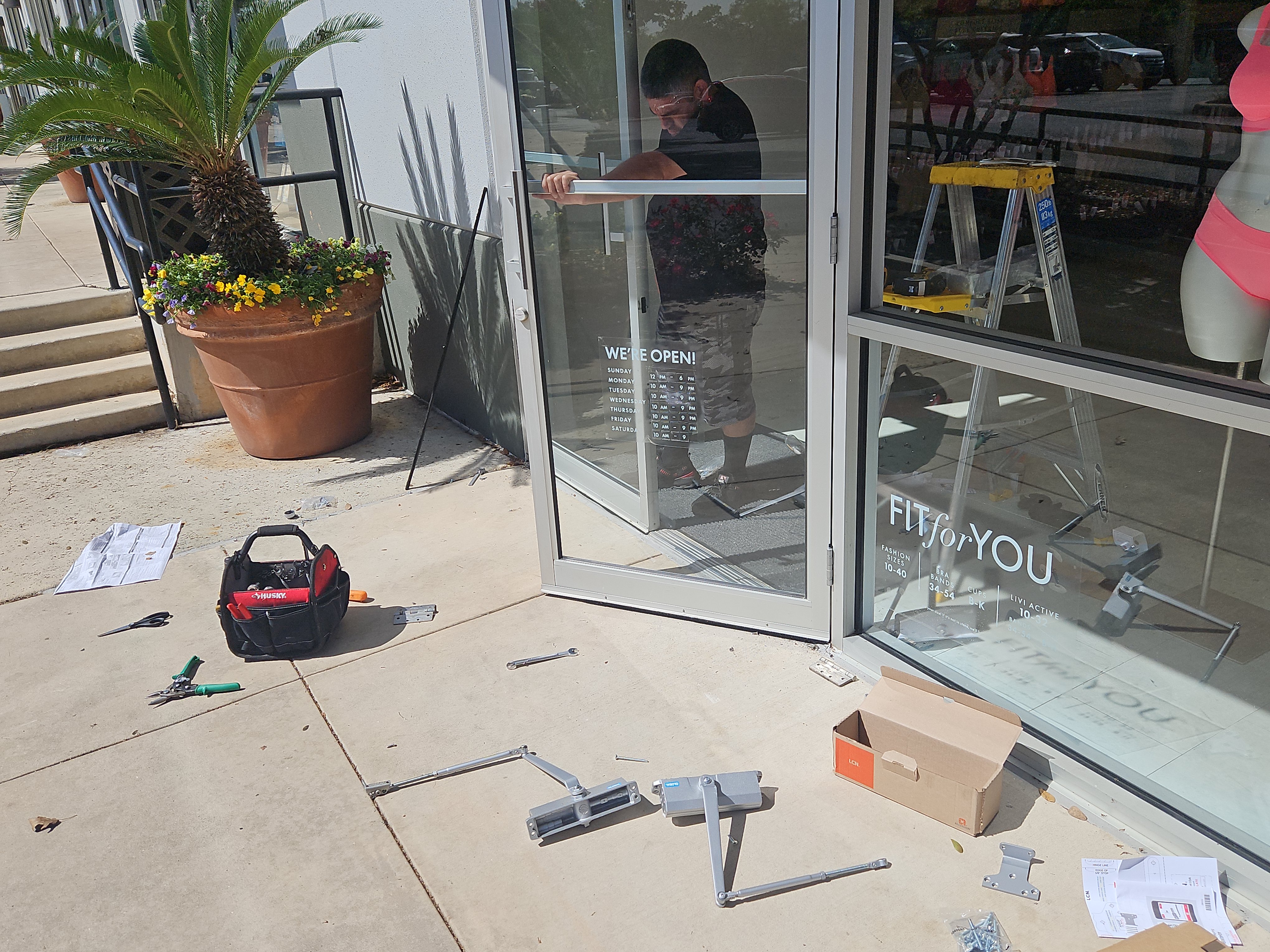 Storefront Glass Door Repair